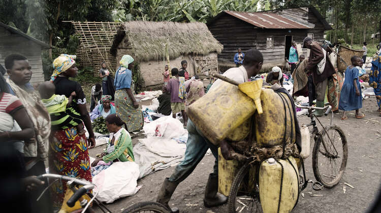 Street scene in North Kivu, DR Congo.