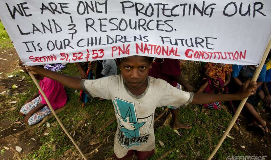 Landraub Papua-Neuguinea Greenpeace