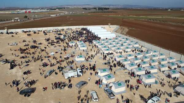 Ein Flüchtlingsager in der Türkei. 