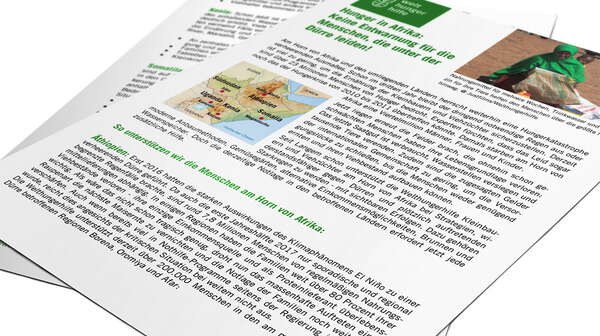 Deckblatt der Publikation: Hunger in Afrika