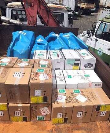 Transport von WASH-Equipment