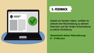 Infografik zu Feedback nach Job-Interview